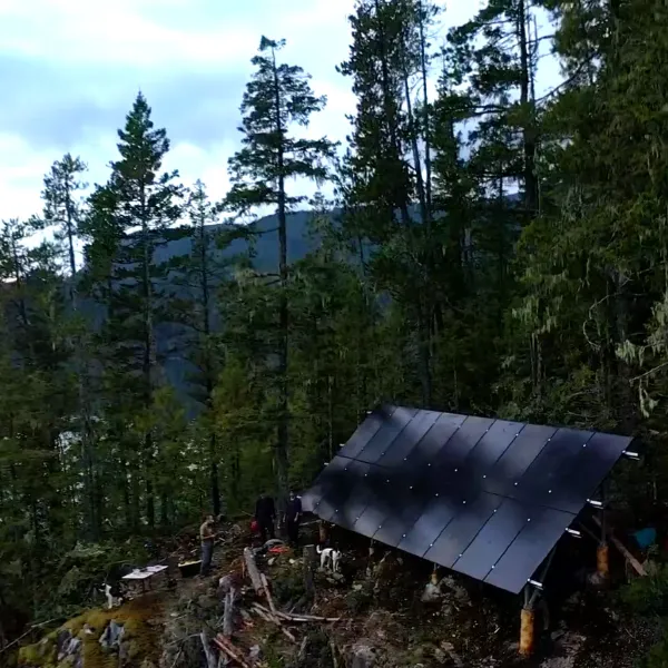 Off Grid Solar System In Challenging Terrain.